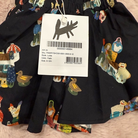 WOLF AND RITA 'TALES OF THE LAND AND SEA' AURORA  BABY BODYSUIT SET - Picture 6 of 15